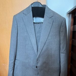 Bonobos Jetsetter Stretch Wool Suit Jacket 38S Slim Fit gray - worn once